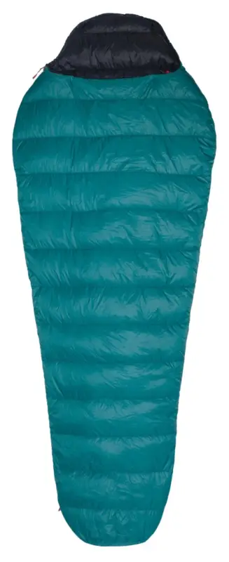 Spacák Warmpeace Solitaire 250 - 180 cm teal green/black Pravý Výhodná Nabídka