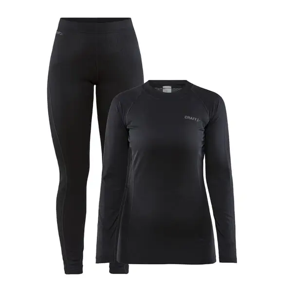 Super Cena Dámský funkční set CRAFT CORE Warm Baselayer černá XS