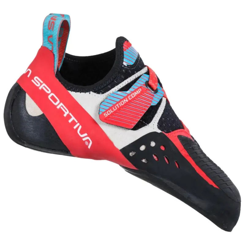 Dámské lezečky La Sportiva Solution Comp Woman hibiscus/malibu blue 41,5 EU Autentický