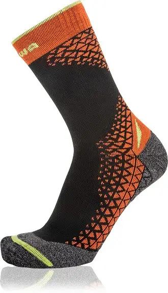 Ponožky Lowa Performance Mid black/orange 47-48 Výhodná Nabídka