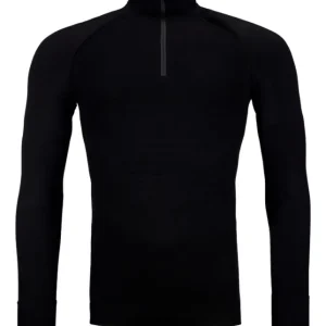 Rychlé Dodání Pánské funkční trik ORTOVOX 230 Competition Zip Neck Black raven