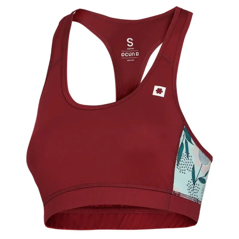 Dámská sportovní podprsenka Ocún Misty Bra Wine Merlot L Akce