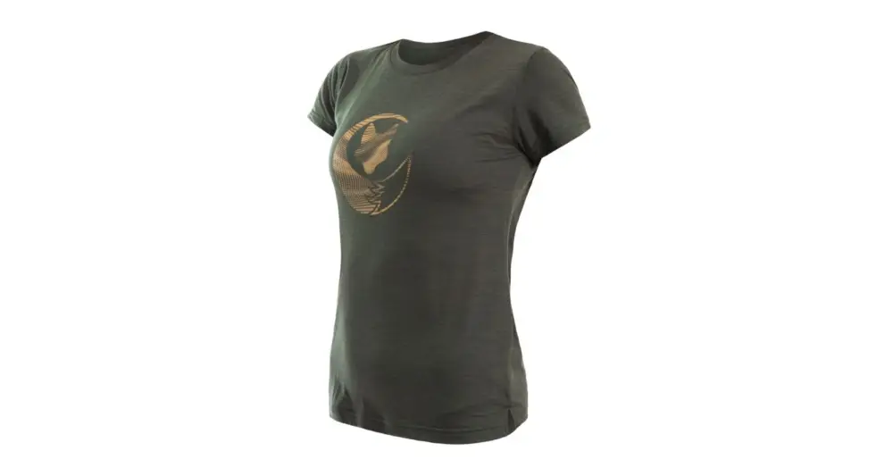 Dámské funkční triko Sensor Merino Air Fox Olive green XL Tovární Cena