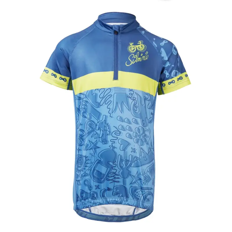 Výhodná Nabídka Dětský dres Silvini Scrivia CD1434 blue-lime 134-140