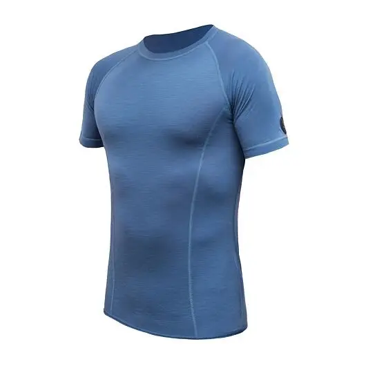 Finální Výprodej Pánské triko s krátkým rukávem Sensor Merino Air riviera blue L