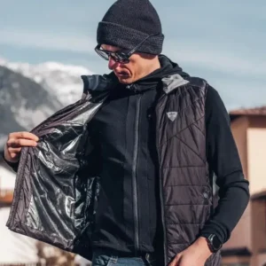 Ověřený Pánská vesta s integrovanými vyhřívacími panely Kilpi HEATEO-M BLK S
