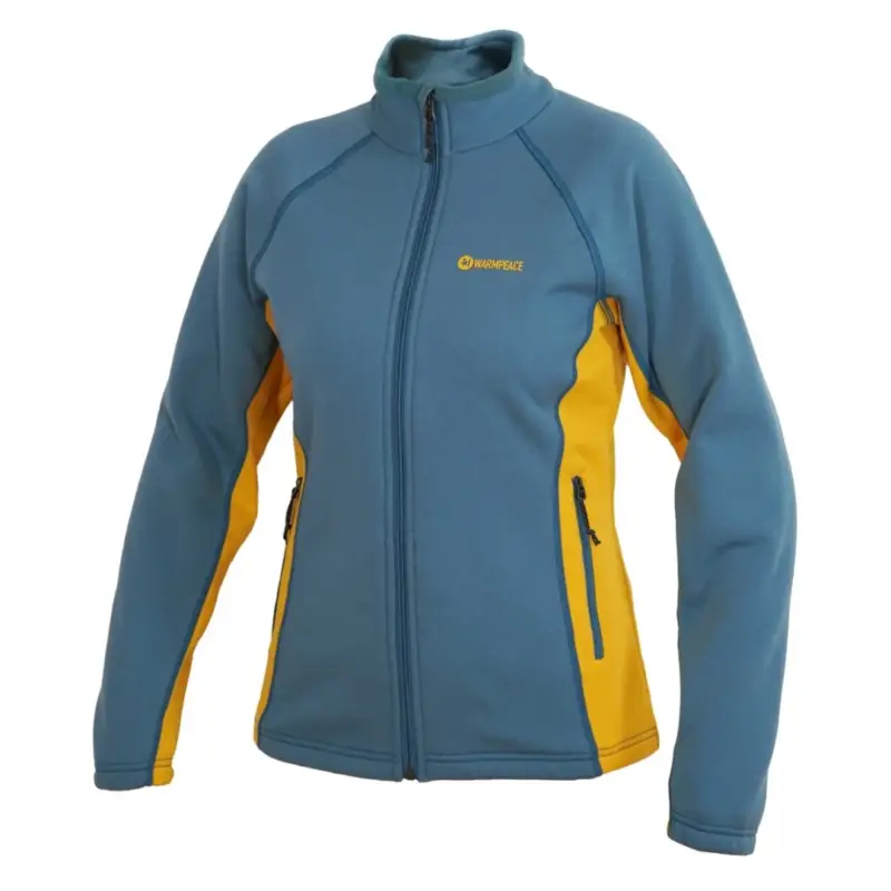 Dámská propínací bunda Warmpeace Driggs Lady shadow blue/gold Objednat Nyní