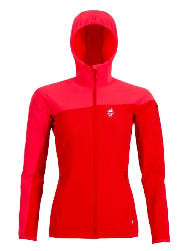 Akční Nabídka Dámská univerzální bunda High Point Versa Lady Hoody Jacket Red/Teaberry