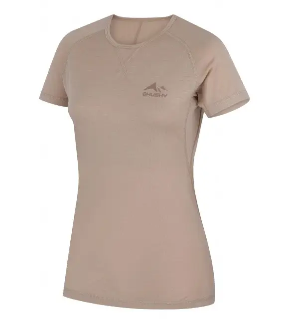 Dámské merino triko Husky Mersa L beige L Top Prodej