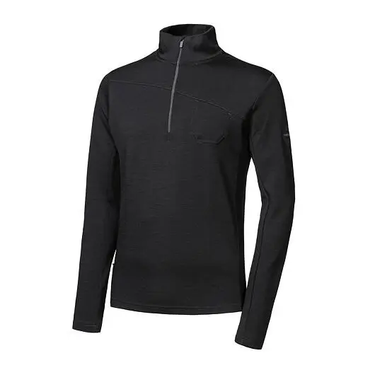 Pánská mikina dl.rukáv zip Sensor MERINO EXTREME UP černá Časově Omezené