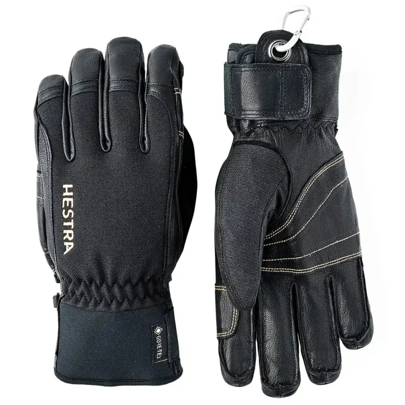Hestra Army Leather GORE-TEX® Short Svart/Svart Nejlepší Volba