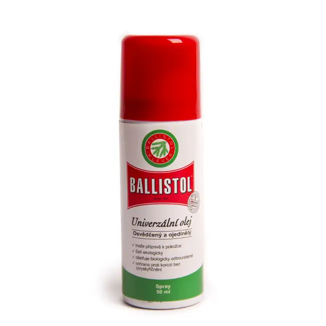 Olej na zbraně Ballistol sprej, 50 ml Speciální Cena