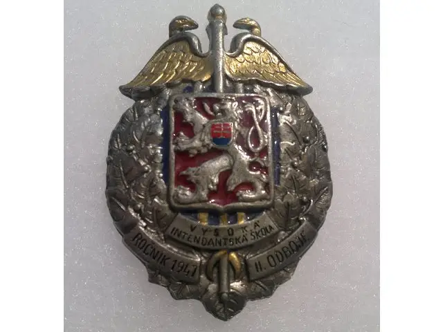 Odznak Intendantské vysoké školy 1947 Výprodej