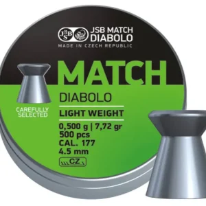 Diabolo JSB Match pistole, 500 ks, kal. 4,51 mm Pouze Dnes