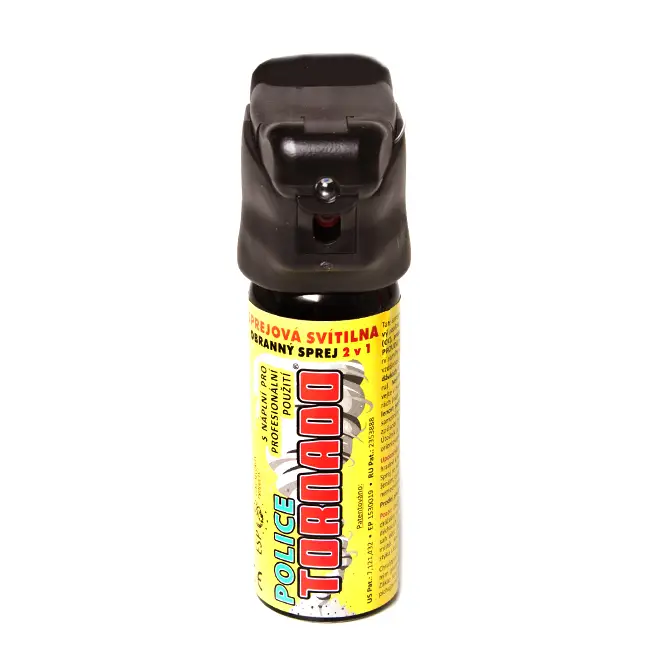 Oblíbený Obranné spreje OC TORNADO se světlem, 50 ml