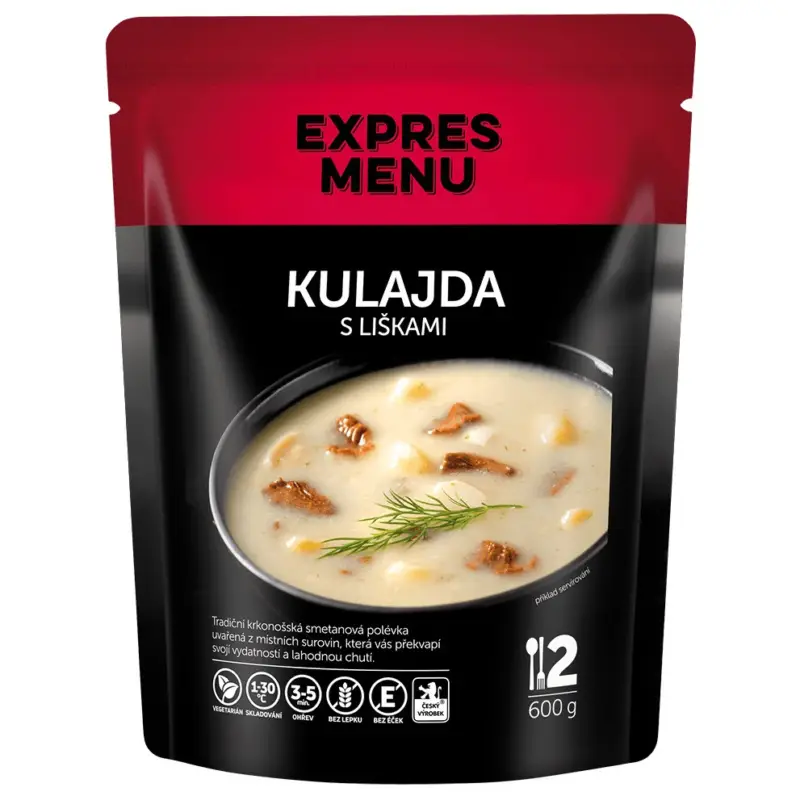 Speciální Cena Expres menu Kulajda s liškami (2porce)
