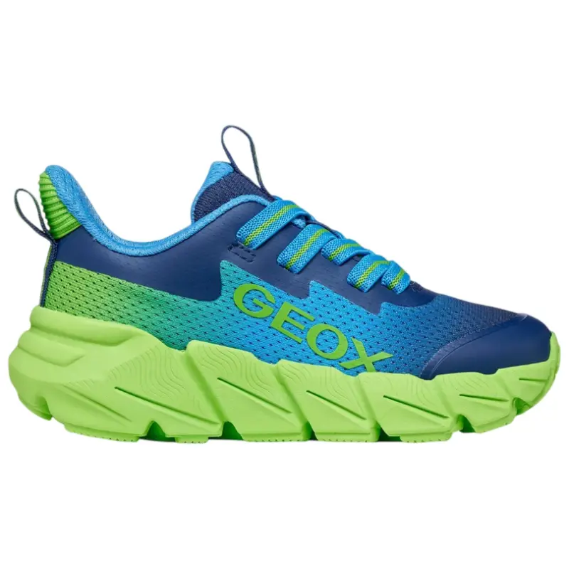 Geox J Flexyper Fast Boy LT Blue/Lime Pouze Dnes