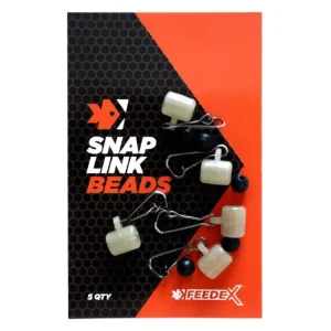 Zlevněný FEEDER EXPERT montáže - Průjezdy s karabinkou Snap link Beads 5ks