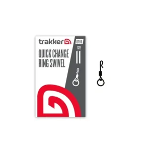 Cenový Hit Trakker Obratlíky s kroužkem Quick Change Ring Swivel vel.11, 10ks