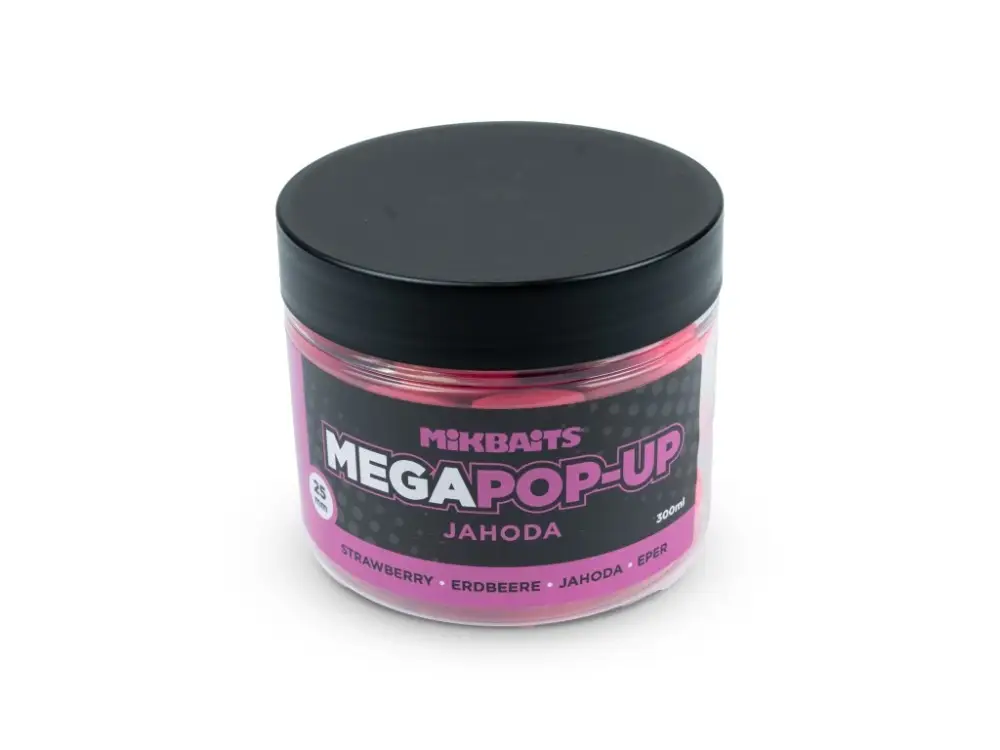Mega fluo pop-up 300ml - Jahoda 25mm Časově Omezené