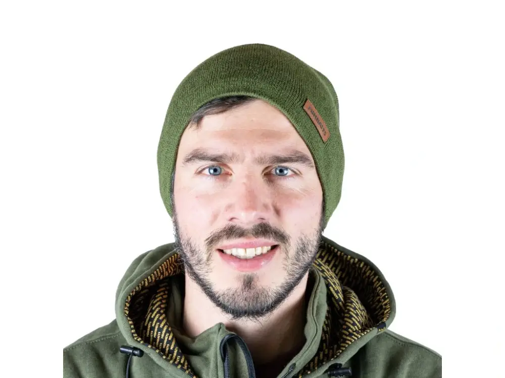 Mikbaits oblečení - Kulich zelený Merino Beanie Levný